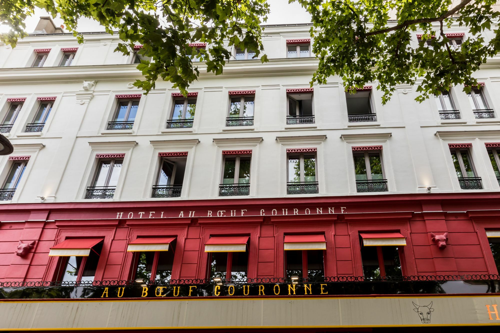 Hotel Restaurant Au Boeuf Couronne Paris Exterior foto